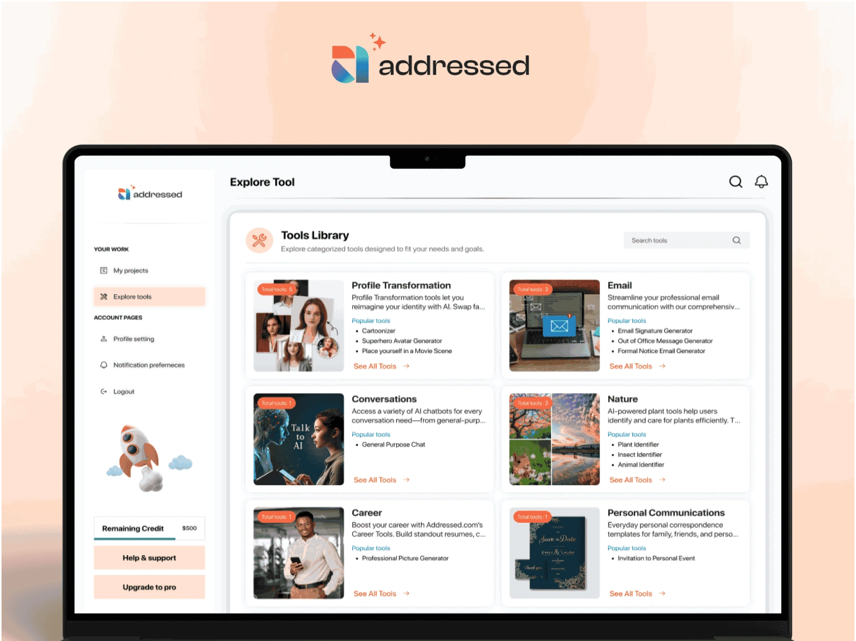 Addressed AI productivity suite