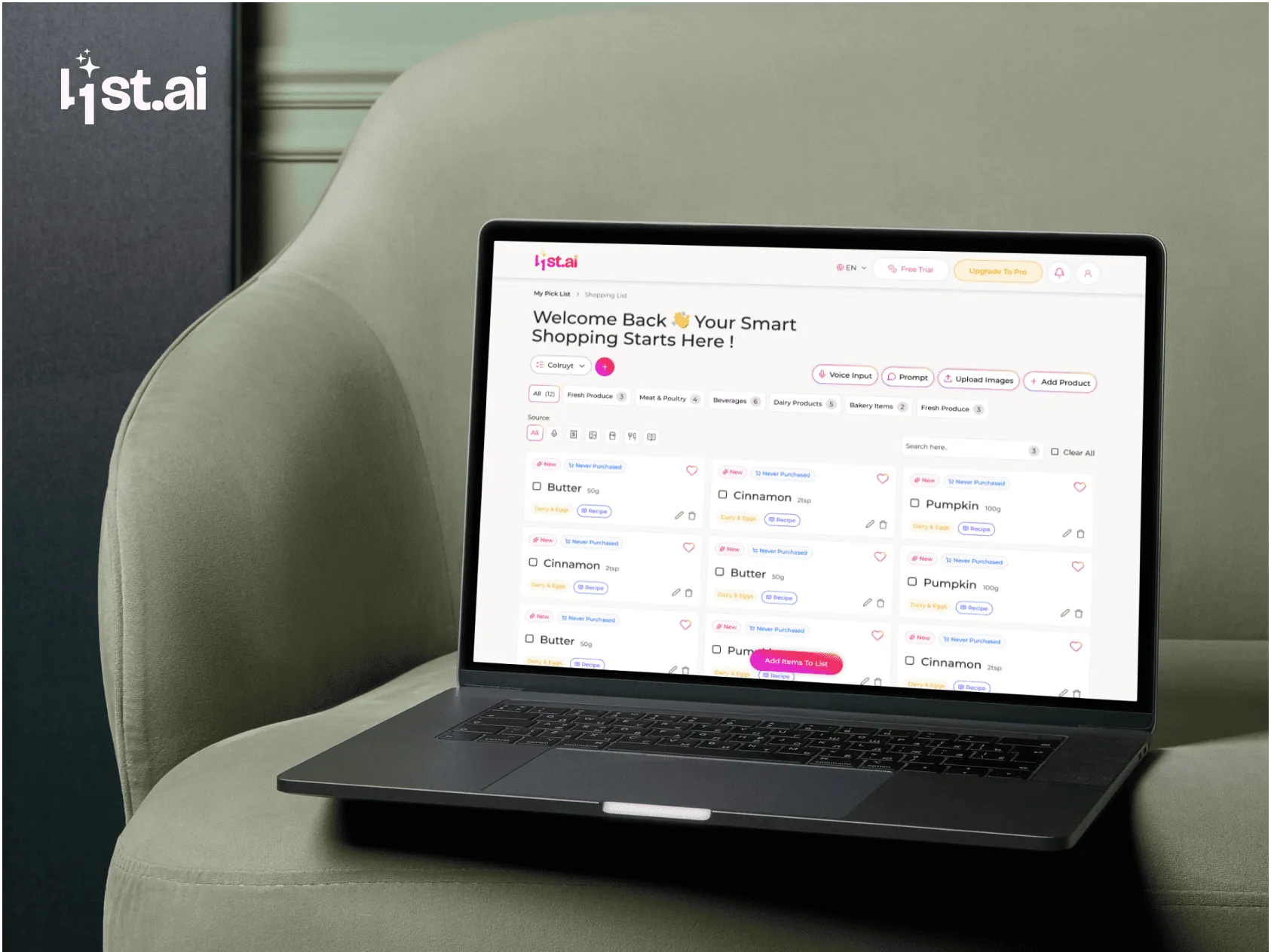 L1st.ai shopping assistant